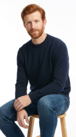 SAKS Fifth Avenue Men's Jersey Stitch Crewneck Sweater - Image 2