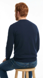 SAKS Fifth Avenue Men's Jersey Stitch Crewneck Sweater - Image 3