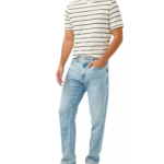 Eddie Classic Athletic Fit Tapered Leg Jeans
