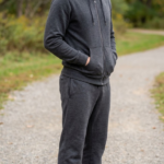 THE GYM PEOPLE Men's Fleece Workout Baggy Sweatpants Soft Drawstring Pants