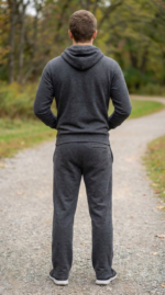 THE GYM PEOPLE Men's Fleece Workout Baggy Sweatpants Soft Drawstring Pants - Image 3
