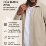 SAKS Fifth Avenue Men's Long Sleeve Textured Pique Button Down