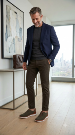 Marc Joseph New York Mens Edison Street Oxford (Hands Free Technology)