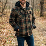 Legendary Whitetails Mens Flannel Shirt Jacket Hooded Shacket