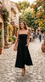 Beyond Yoga Featherweight Strapless Maxi Dress