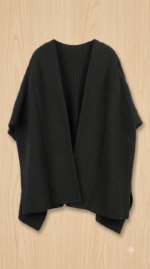 Allsaints Womens Travelling Cardigan Rib Ruana - Image 3