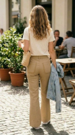 Flamingals Straight Leg Drawstring Pants for Women - Image 2