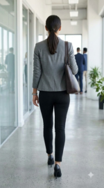 neezeelee Dress Pants for Women Comfort Stretch Slim Fit Leg Skinny High Waist Pull on Pants with Pockets for Work - Image 2