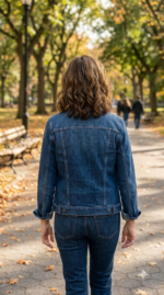 Liverpool Classic Denim Jacket in Stretch Slub Twill - Image 2