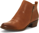 Lucky Brand Women's Basel Ankle Booties Chelsea Boot with Side Zippers, Comfortable Rounded-Toe Design for Versatile Styling & Everyday Wear - Image 2