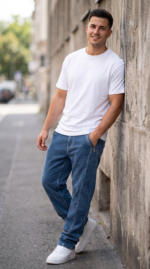 Urban Vintage Corduroy Straight-Leg Pants