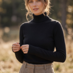 Women's Pure Cashmere Turtle Neck Sweater