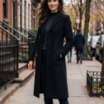 Full Length Belted Coat in Pure Cashmere