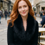 Cashmere Cardigan with Fur Collar