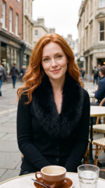 Cashmere Cardigan with Fur Collar