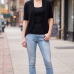 Pure Cashmere Shrug Style Cardigan