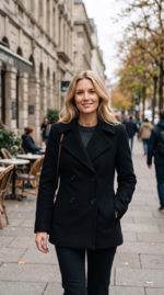 Women's Cashmere Pea Coat