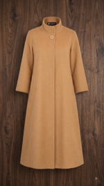 Cashmere Blend Full Length Overcoat for Women - Image 3