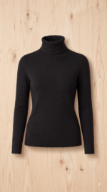 Women's Pure Cashmere Turtle Neck Sweater - Image 3