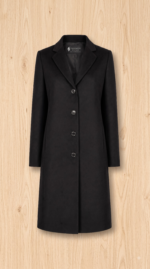 Women's Knee Length Overcoat in Pure Cashmere - Image 3