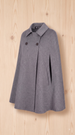 Pure Cashmere Cape Style Coat - Image 3